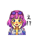 シティポップのシティ子（個別スタンプ：2）