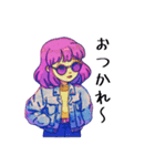 シティポップのシティ子（個別スタンプ：6）