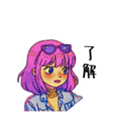 シティポップのシティ子（個別スタンプ：8）