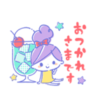 ちこちゃん＊レトロポップスタンプ（個別スタンプ：3）