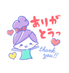 ちこちゃん＊レトロポップスタンプ（個別スタンプ：5）