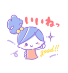 ちこちゃん＊レトロポップスタンプ（個別スタンプ：12）