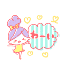 ちこちゃん＊レトロポップスタンプ（個別スタンプ：27）