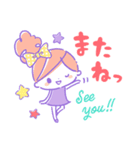 ちこちゃん＊レトロポップスタンプ（個別スタンプ：40）