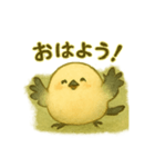 エナガさんの日常 挨拶編（個別スタンプ：1）
