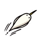 すばやい鳥のスタンプ（個別スタンプ：4）