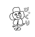 ハッピーお花（個別スタンプ：4）
