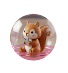 スマホを使う動物たち（個別スタンプ：6）