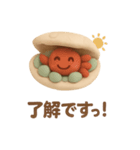 粘土カニさんのご挨拶（個別スタンプ：7）