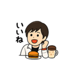 ふわふわ彼（個別スタンプ：6）