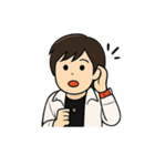 ふわふわ彼（個別スタンプ：7）