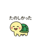 可愛い亀日本語（個別スタンプ：5）