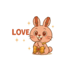 LOVEちゃんあゆうさぎ（個別スタンプ：7）