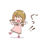 三つ編みの女の子♡Part3（個別スタンプ：1）
