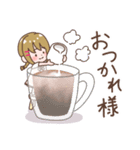 三つ編みの女の子♡Part3（個別スタンプ：4）