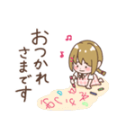 三つ編みの女の子♡Part3（個別スタンプ：6）