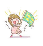三つ編みの女の子♡Part3（個別スタンプ：16）