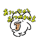 暑がるしろいやつ（個別スタンプ：7）