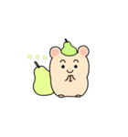 食べ盛り！はむんち君 フルーツVer.（個別スタンプ：12）