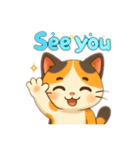 日常使える三毛猫さんスタンプ（個別スタンプ：11）