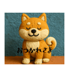 柴犬 クレイアニメ風（個別スタンプ：2）