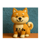 柴犬 クレイアニメ風（個別スタンプ：3）