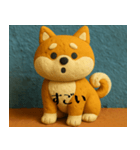 柴犬 クレイアニメ風（個別スタンプ：14）