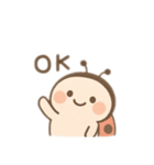 可愛いてんとう虫日本語（個別スタンプ：2）