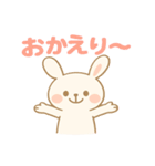 ふんわりうさぎの毎日スタンプ（個別スタンプ：8）