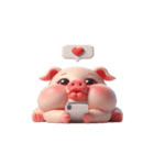 リップふっくらピンク豚よく喋る（個別スタンプ：15）