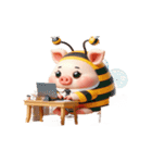 はちぶたのバイト日記（個別スタンプ：12）