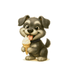 シュナウザーの日常ERIMINTO1212（個別スタンプ：10）
