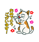 ゆるいミケ猫スタンプ（個別スタンプ：5）