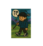 T君とKちゃんのゴルフスタンプ（個別スタンプ：20）