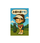 T君とKちゃんのゴルフスタンプ（個別スタンプ：29）