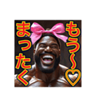 ※マッチョ姉ちゃんの優しい圧♡（個別スタンプ：11）