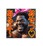 ※マッチョ姉ちゃんの優しい圧♡（個別スタンプ：14）