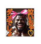 ※マッチョ姉ちゃんの優しい圧♡（個別スタンプ：28）