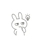 うさぎ、ちょっとだるい。（個別スタンプ：5）