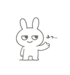 うさぎ、ちょっとだるい。（個別スタンプ：11）