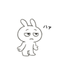 うさぎ、ちょっとだるい。（個別スタンプ：12）