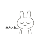 うさぎ、ちょっとだるい。（個別スタンプ：16）