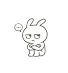 うさぎ、ちょっとだるい。（個別スタンプ：19）