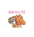 動くクロワッにゃん Tver（個別スタンプ：8）