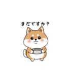 ぷくっとしばいぬ（個別スタンプ：3）