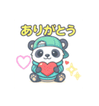 ☆パンダ劇場かわいい感情パフォーマンス☆（個別スタンプ：8）