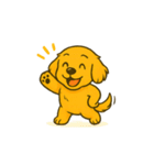 ゴールデンレトリバーのウェル吉くん3（個別スタンプ：9）