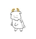 やる気の無い動物たち（個別スタンプ：3）