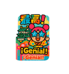 カラフルこけしーずの旅するスタンプ日西版（個別スタンプ：26）