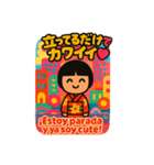 カラフルこけしーずの旅するスタンプ日西版（個別スタンプ：29）